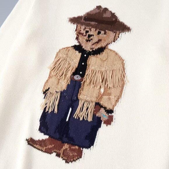 Polo by Ralph Lauren White Bear Sweater - Picture 4 of 10